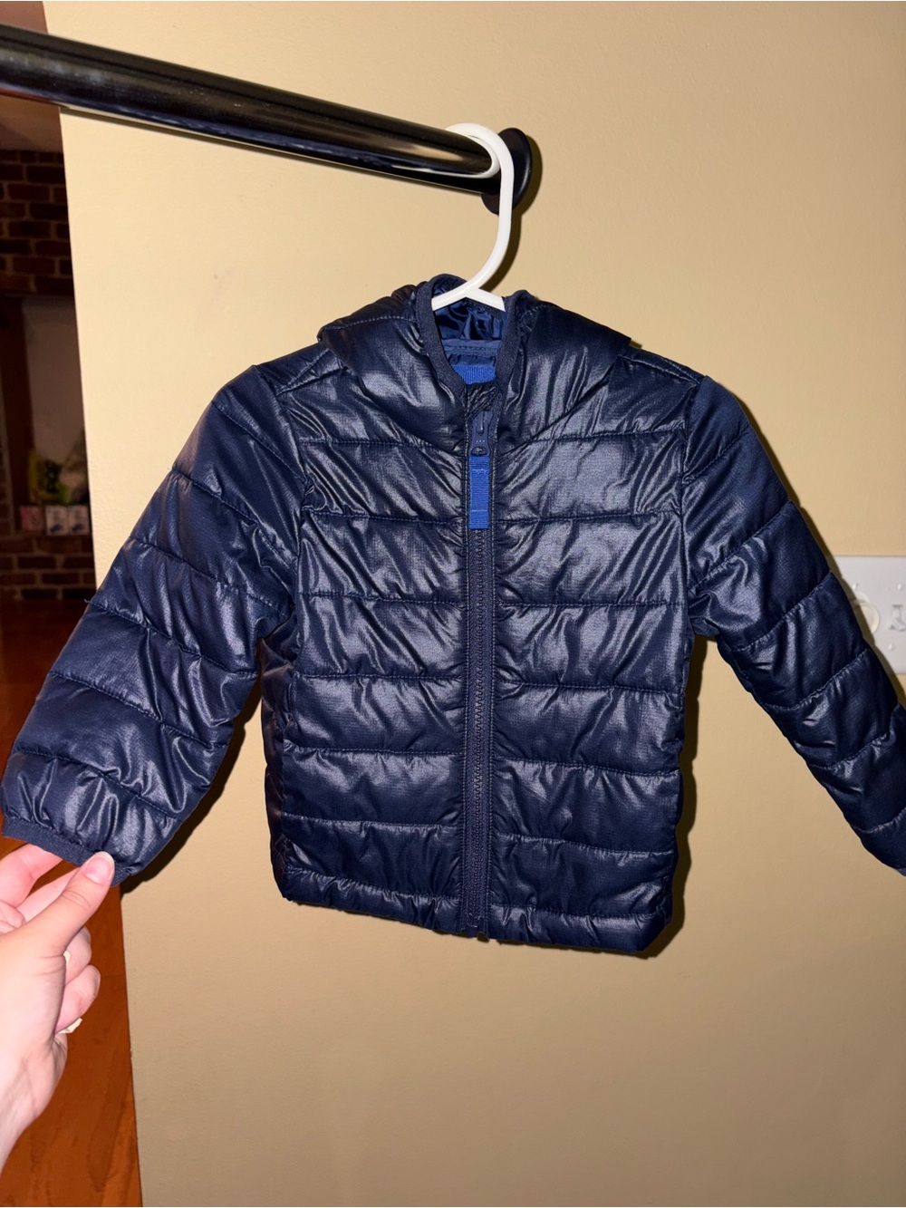 Primary Navy Blue Puffer Jacket 12-18 months